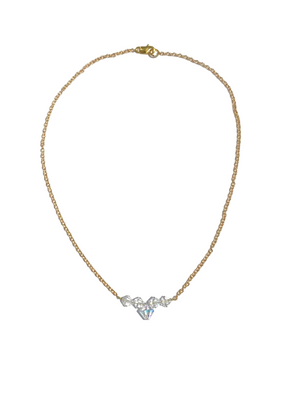 Swarovski Crystals & Gold Plated Necklace