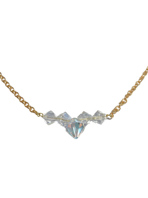 Swarovski Crystals & Gold Plated Necklace