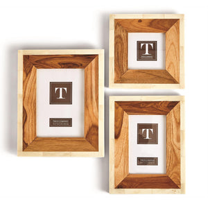 Wood and Bone Photo Frames