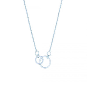 Small Intertwined Circles Necklace