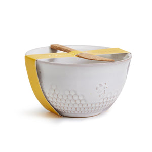 Honeycomb Tidbit Bowl with Spreader