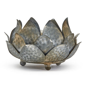 Artichoke Decorative Cachepot / Bowl with Antique Stone Finish