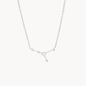 24K White Gold Dipped Zodiac Constellation Necklace